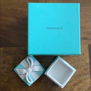 Tiffany and Co bone china authentic trinket box